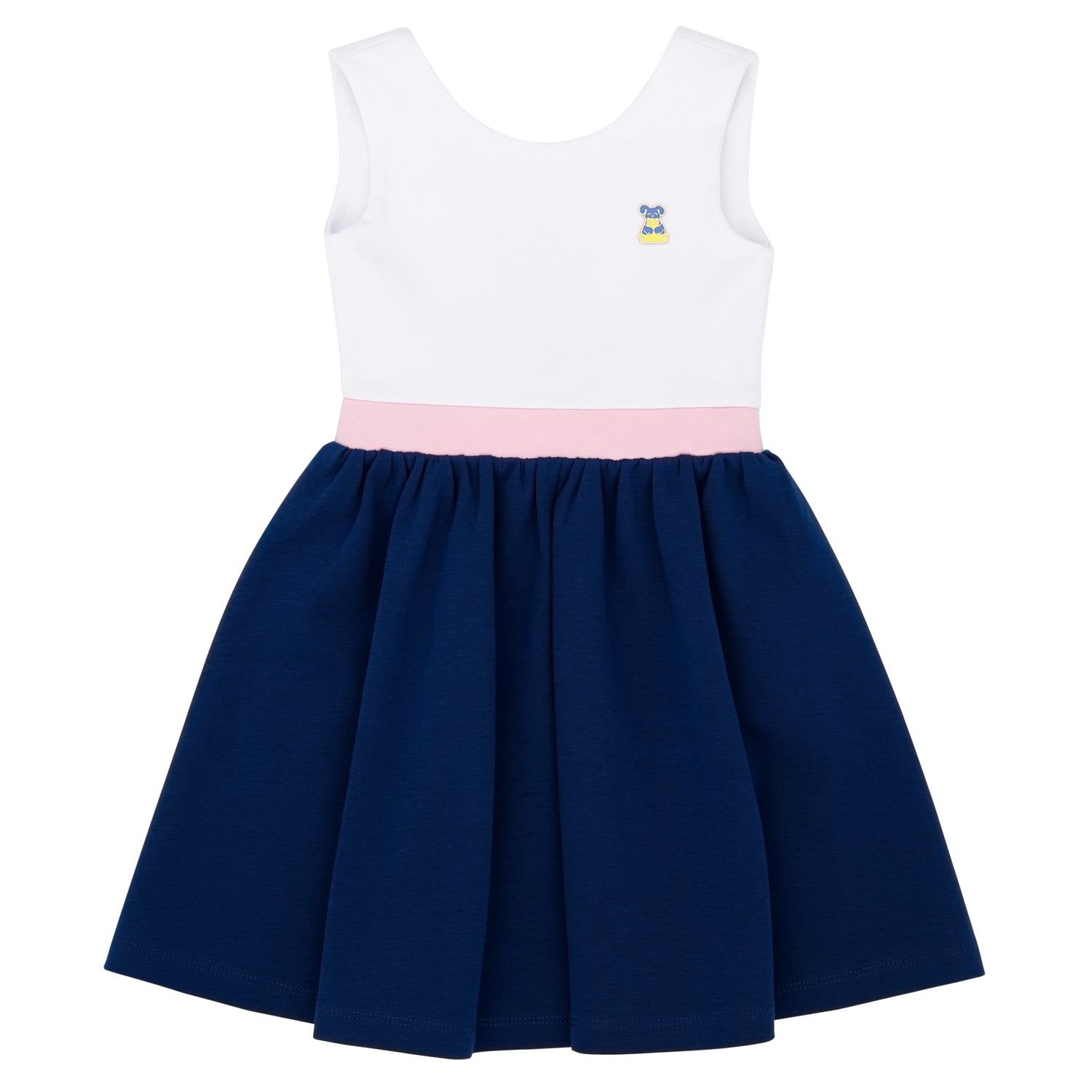Girl Dress With a Bow at Back