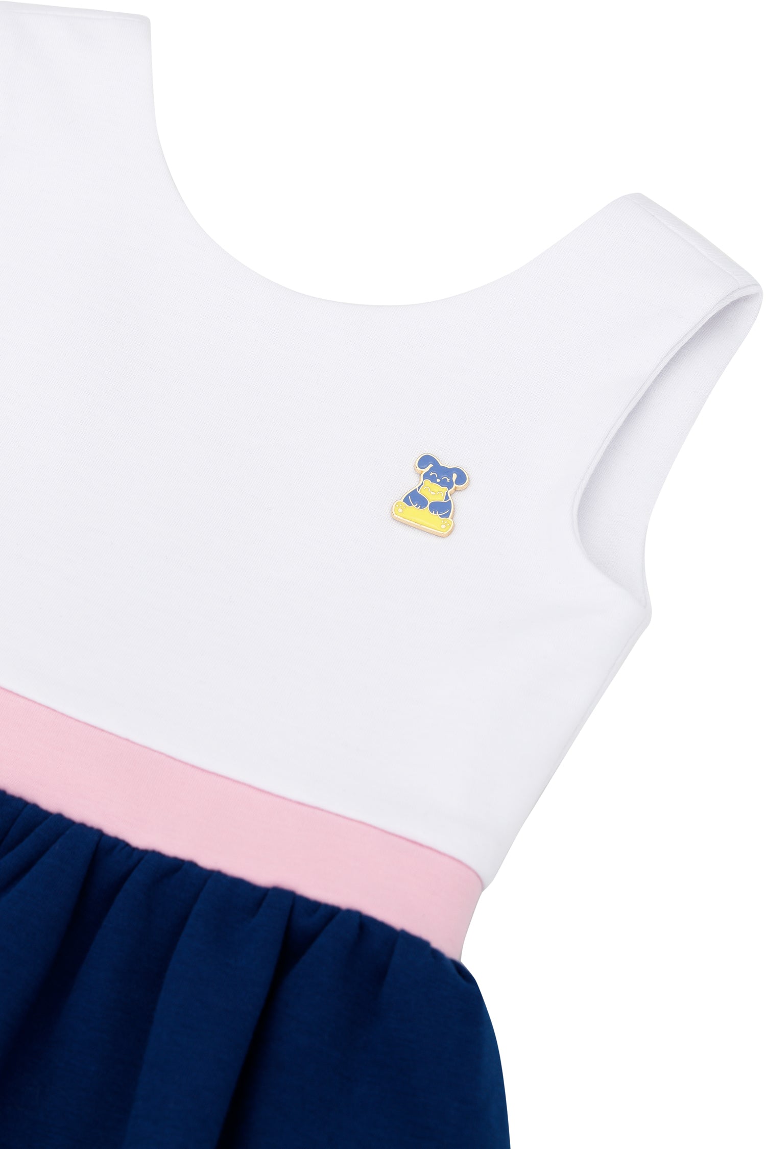 Girl Dress With a Bow at Back