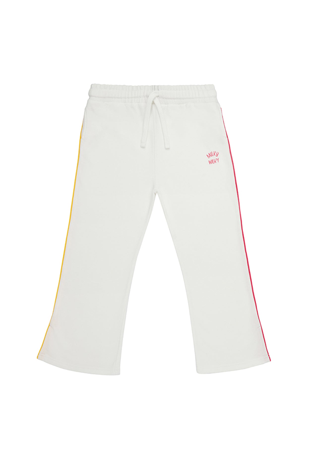 Girl Kids White Sweatpant