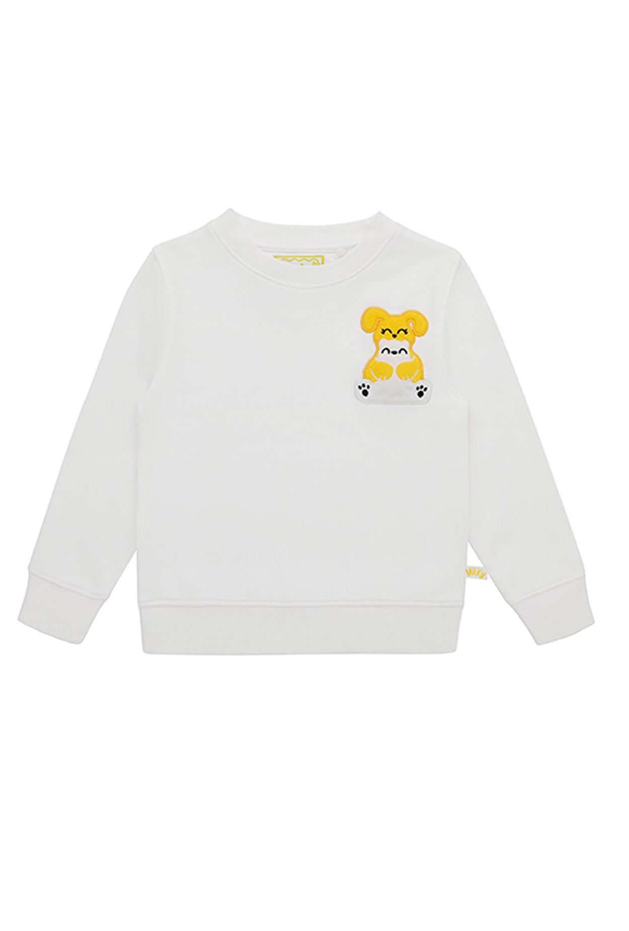 Squeaky White Crew Neck Sweatshirt