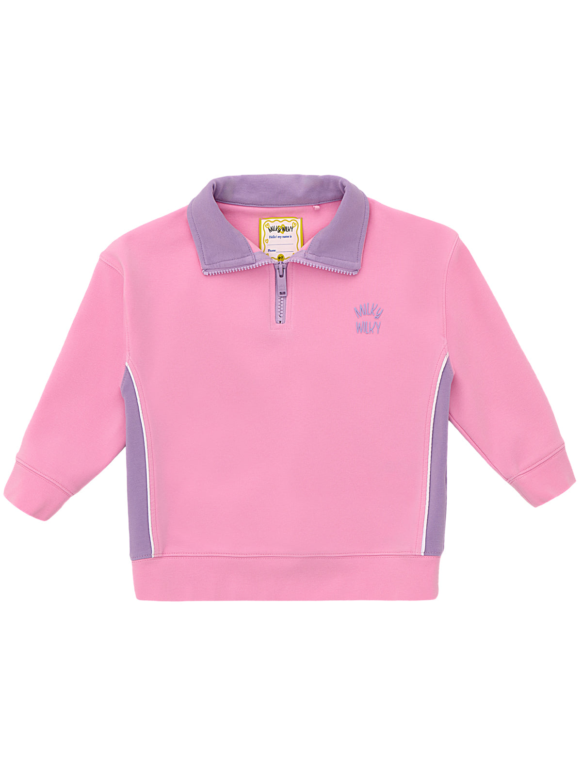 Half Zip Mock Neck Sweatshirt