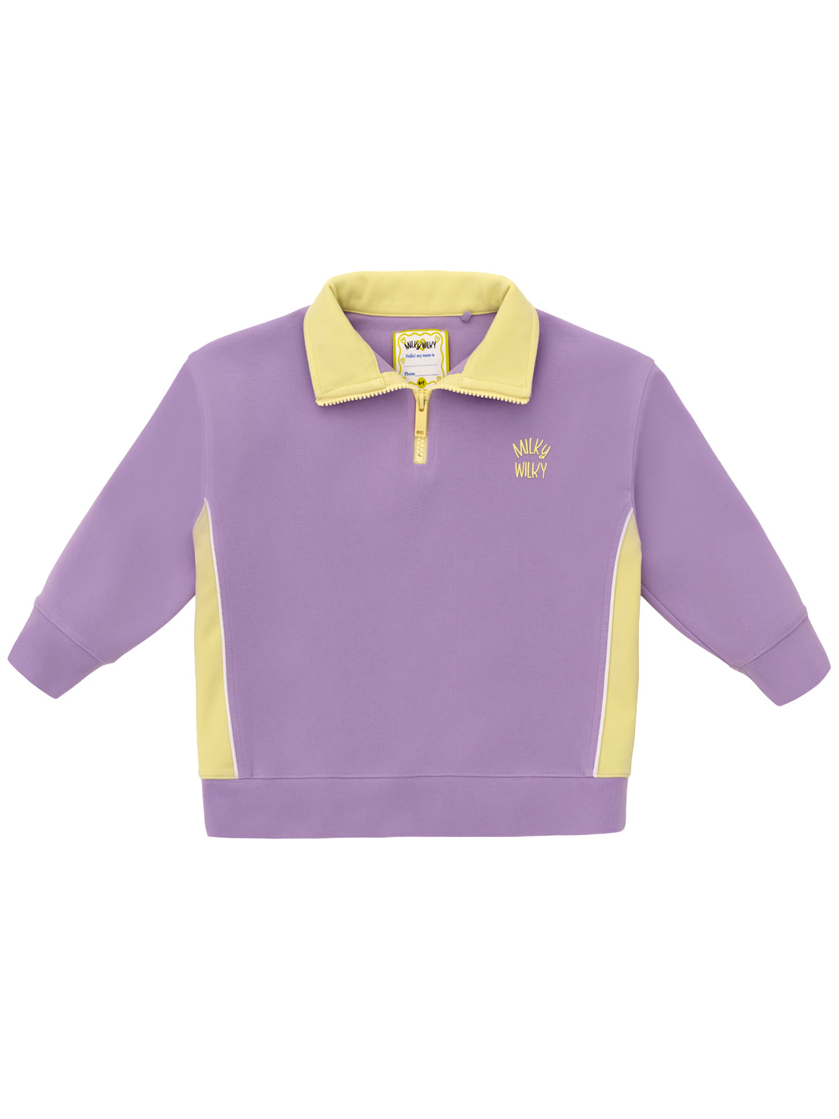 Half Zip Mock Neck Sweatshirt
