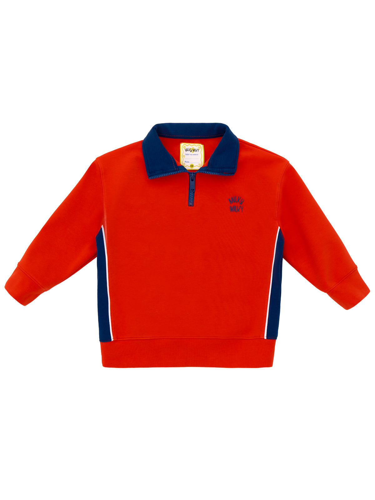 Half Zip Mock Neck Sweatshirt