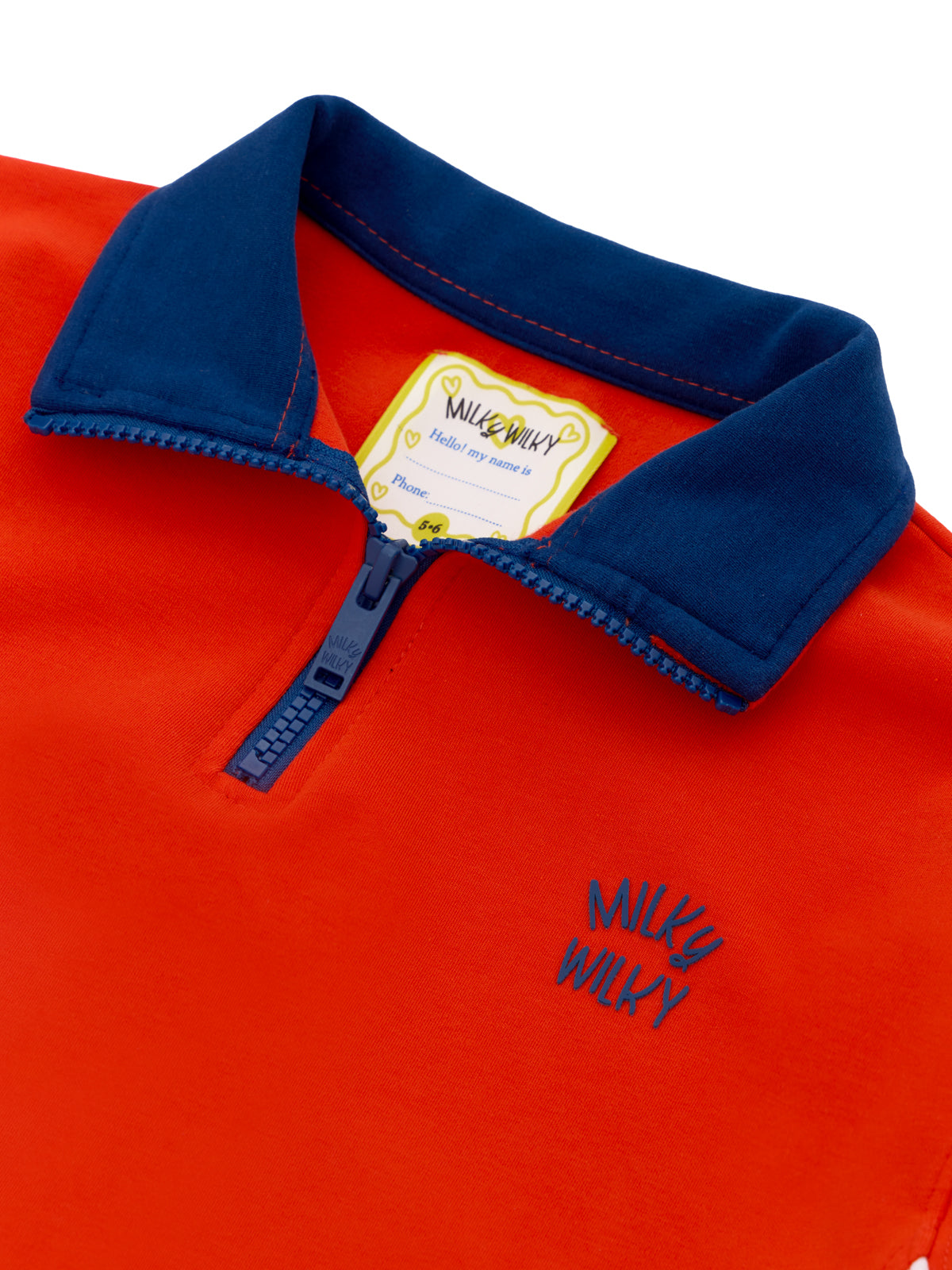 Half Zip Mock Neck Sweatshirt