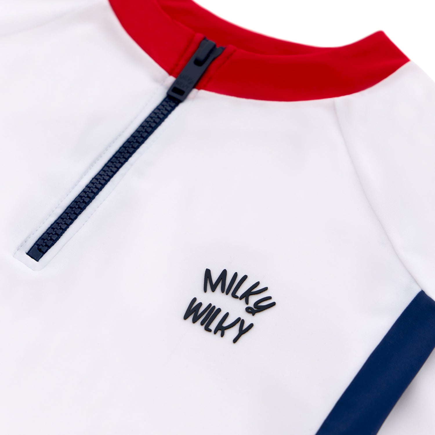 Boys Longsleeve Half Zipped Swim Set