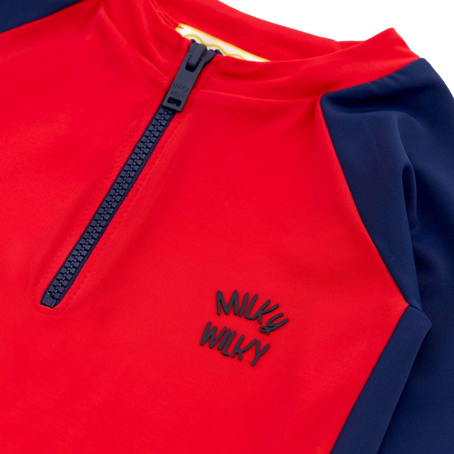 Boys Longsleeve Half Zipped Swim Set