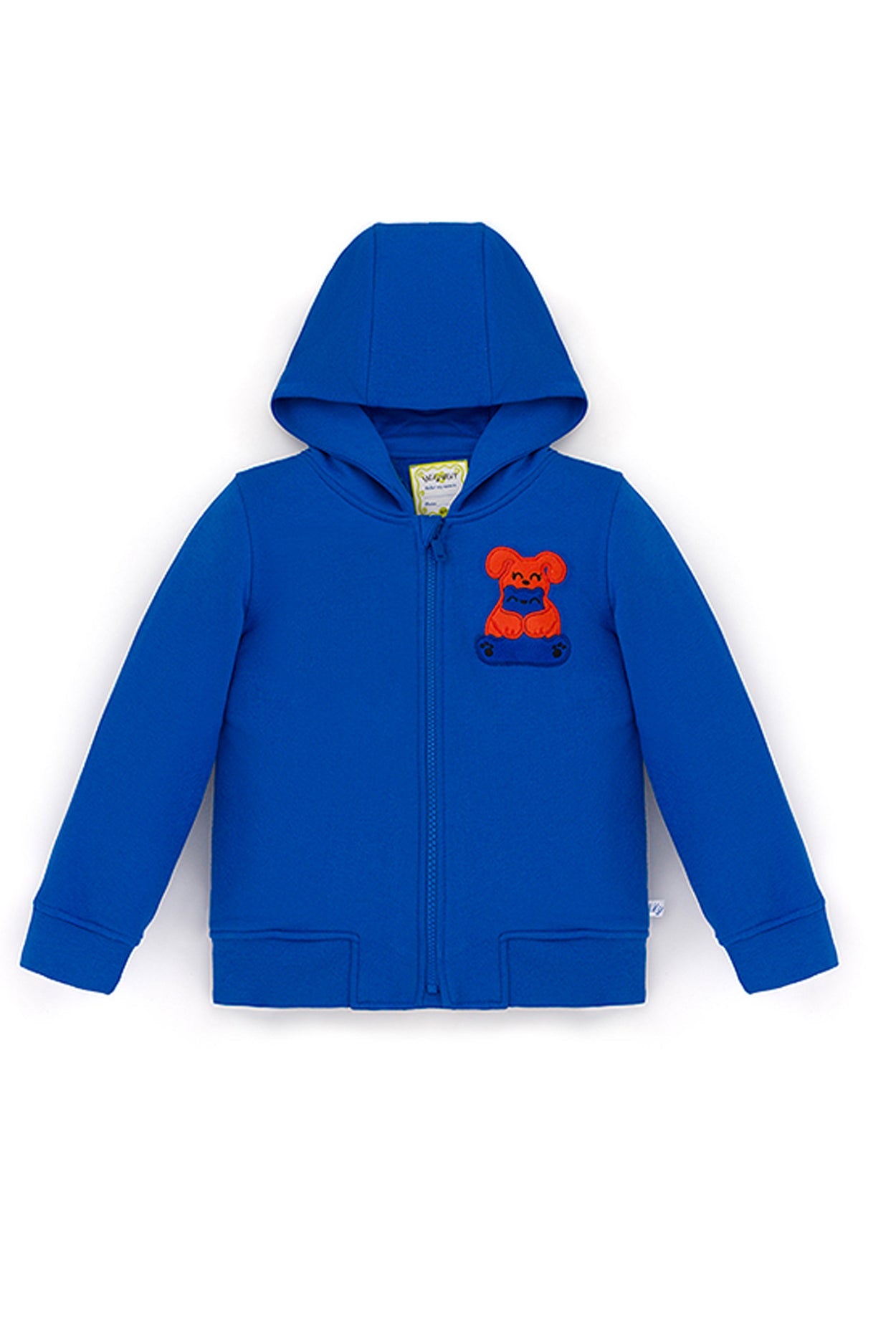 Squeaky Cobalt Blue Zipped Hoodie Sweatshirt