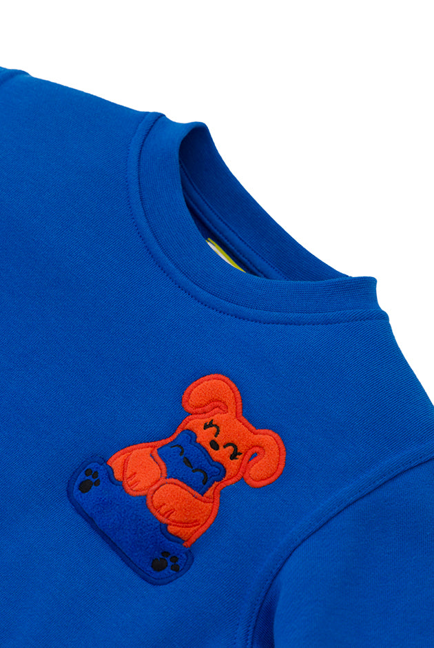 Squeaky Cobalt Blue Crew Neck Sweatshirt
