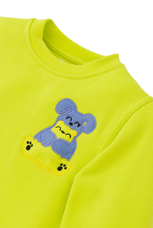 Squeaky Lime Crew Neck Sweatshirt