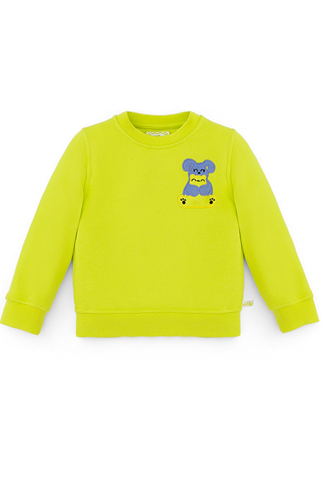 Squeaky Lime Crew Neck Sweatshirt
