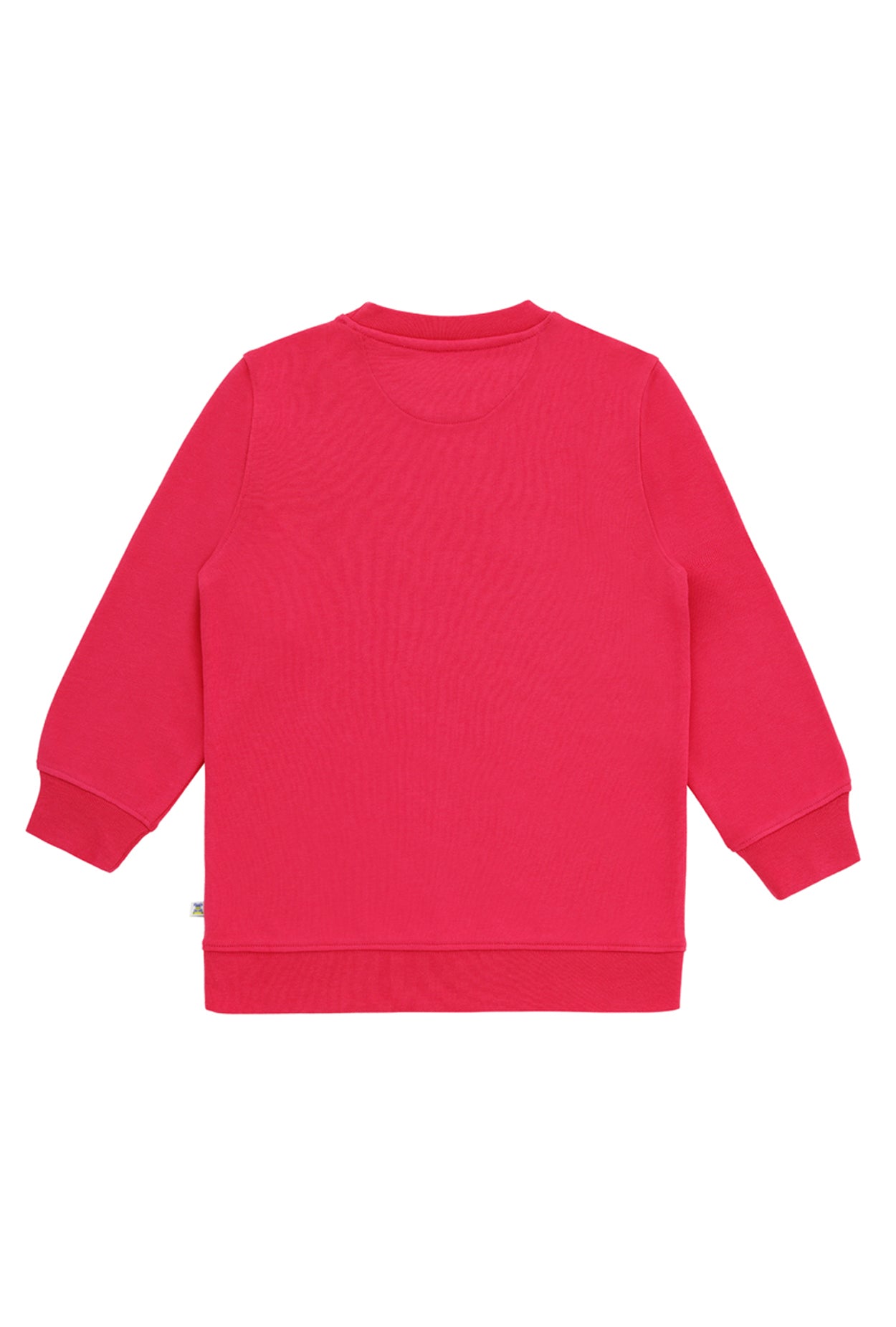 Girl Kids Fuchsia Crew Neck Sweatshirt