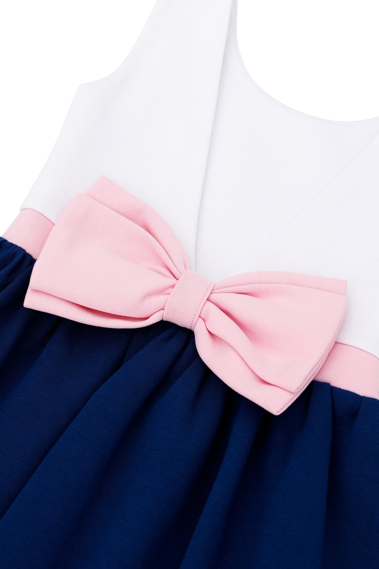Girl Dress With a Bow at Back