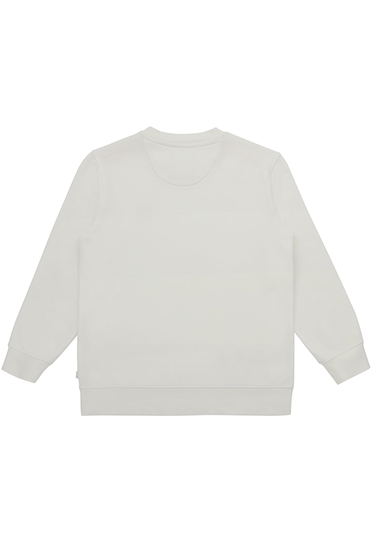 Boy Kids White Crew Neck Sweatshirt