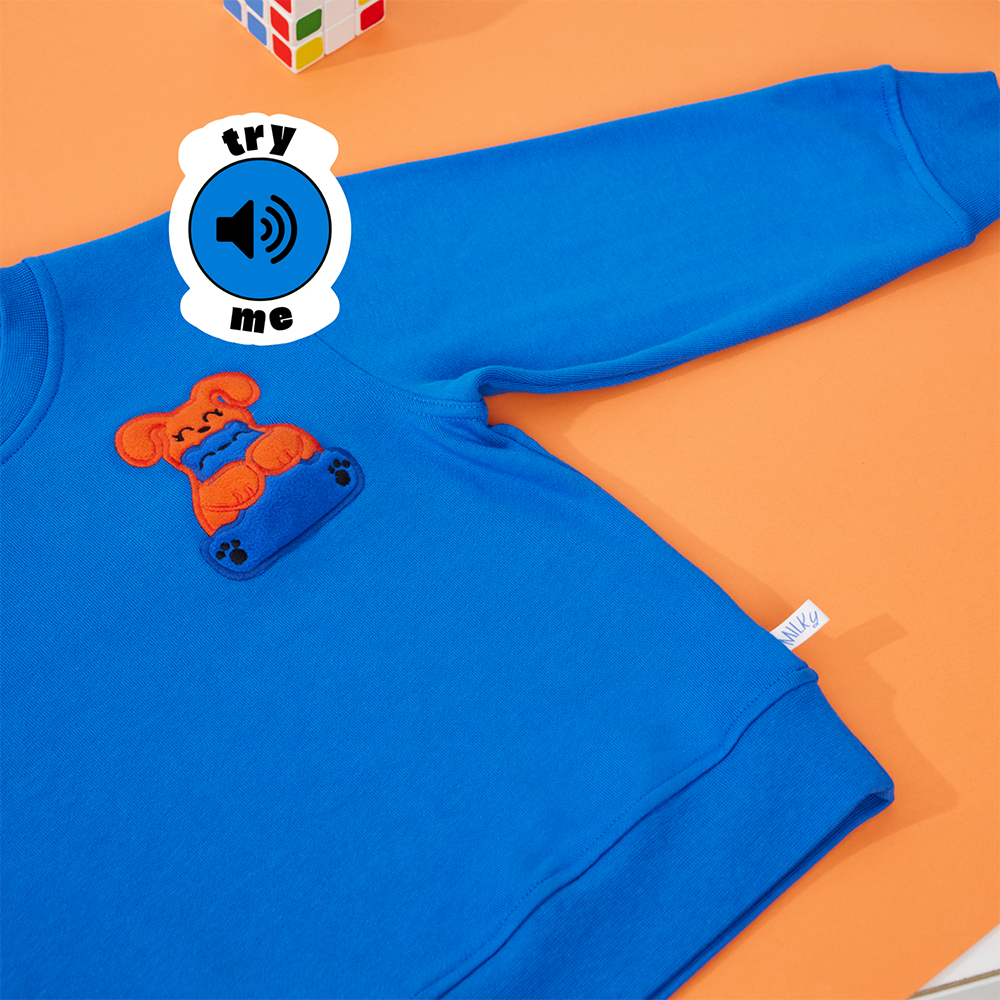 Squeaky Cobalt Blue Crew Neck Sweatshirt