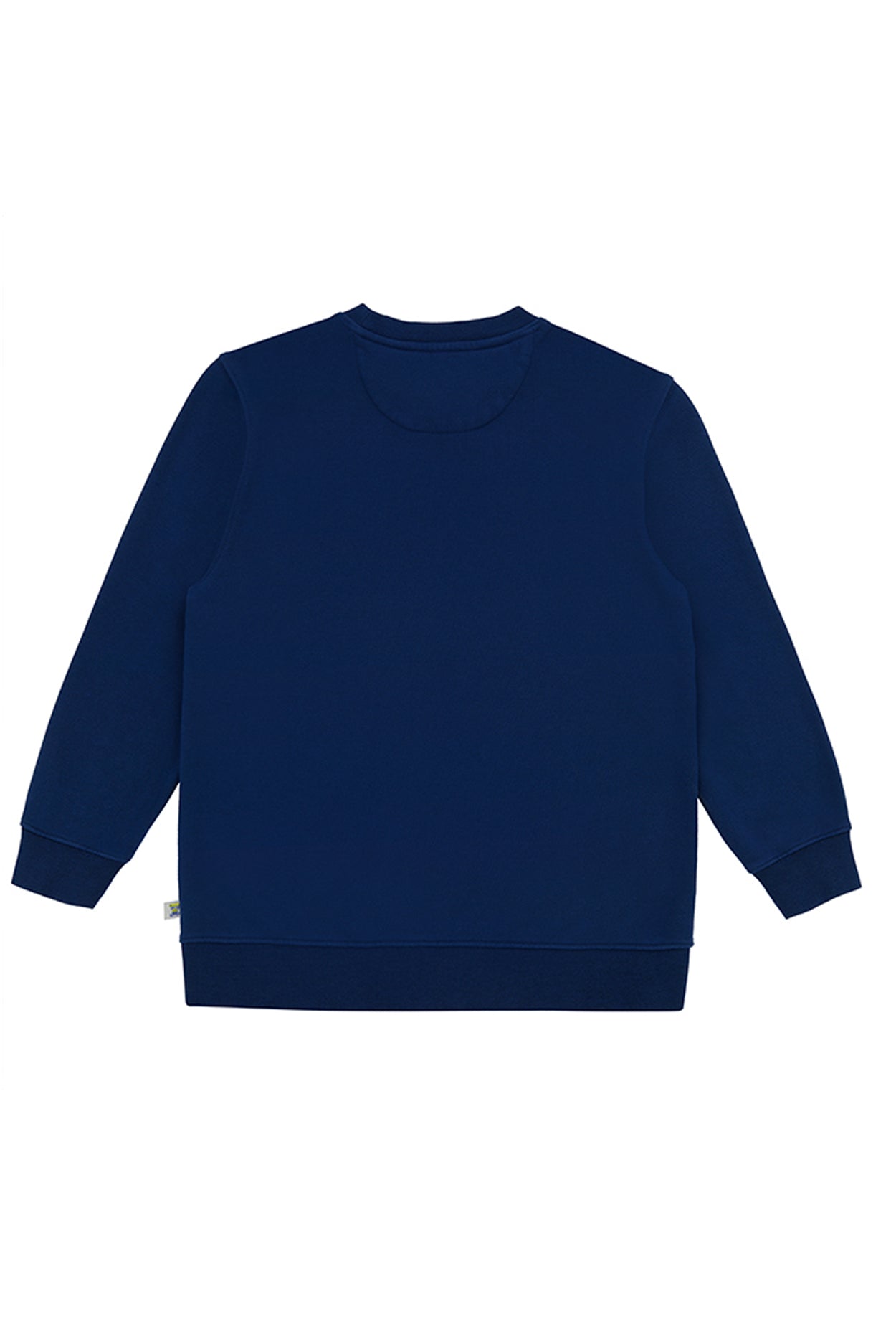 Girl Kids Navy Blue Crew Neck Sweatshirt