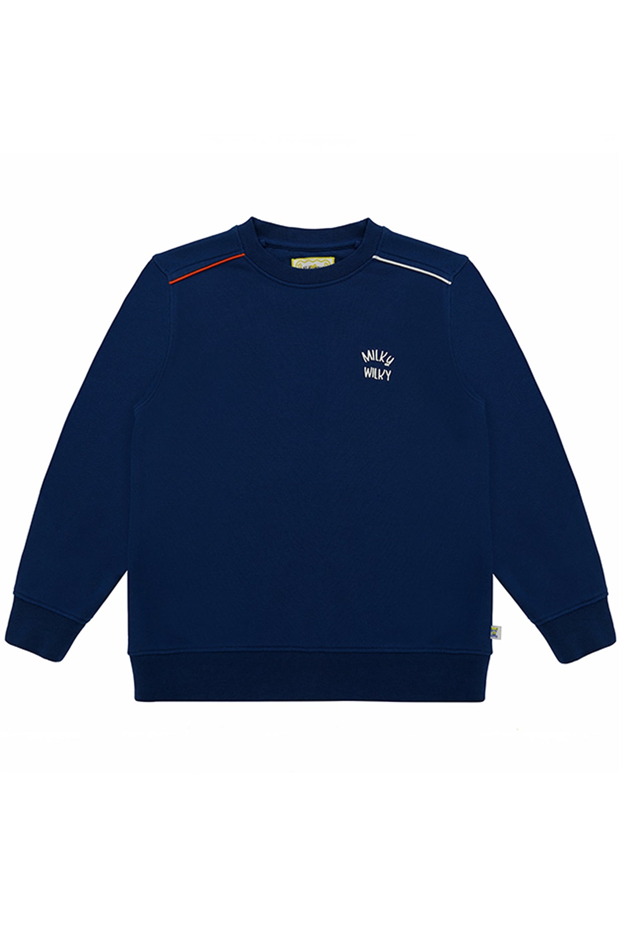 Boy Kids Navy Blue Crew Neck Sweatshirt